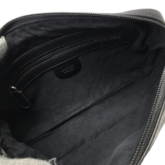 GUCCI CLUTCH/POUCH BLACK LEATHER VGC - Picture 8 of 13